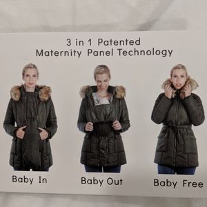 Modern eternity maternity coat size medi…
